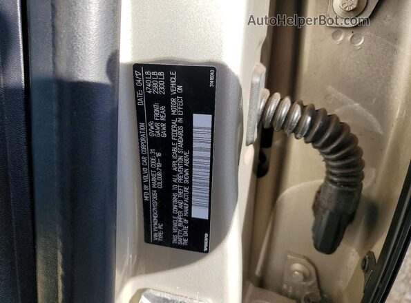 YV140MEK7H1373054 2017 VOLVO V60 Beige Widok komory silnika