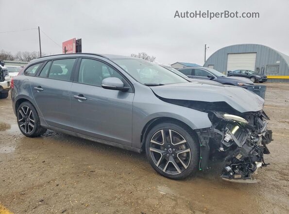 YV140MEL1J2391378 2018 VOLVO V60 Gray წინა მარჯვენა