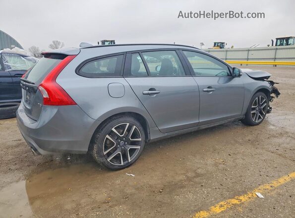 YV140MEL1J2391378 2018 VOLVO V60 Gray უკანა მარჯვენა