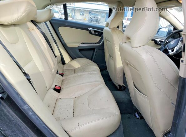 YV140MTL2H2420285 2017 VOLVO S60 Black Vista de los asientos traseros