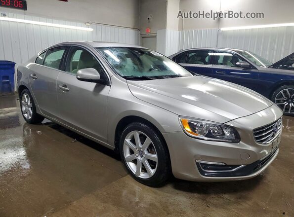 YV1612TK6G2391311 2016 VOLVO S60 Beige Передня права чверть