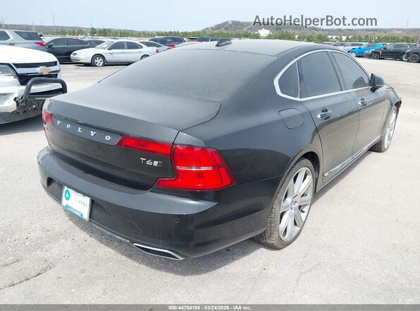 YV1A22ML2H1001987 2017 VOLVO S90 Black Задня права чверть