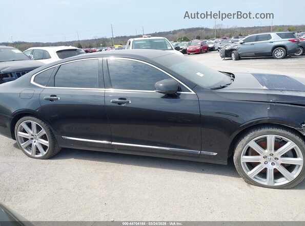 YV1A22ML2H1001987 2017 VOLVO S90 Black Вид задньої частини салону