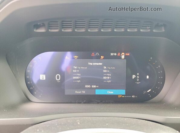 YV4062PJXT1474039 2026 VOLVO XC90 Blue Вид щитка приладів