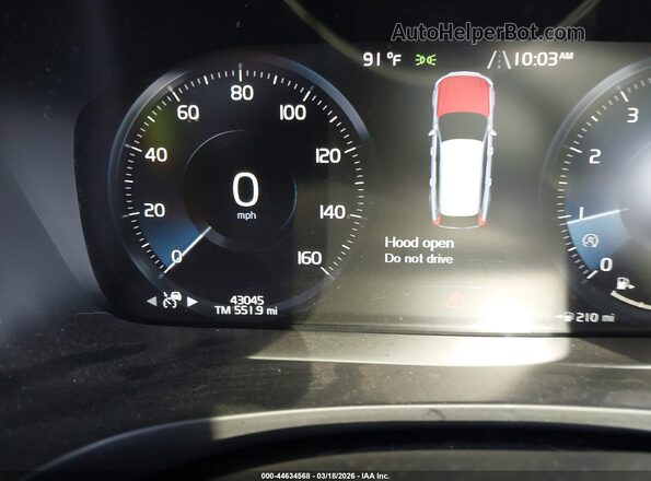 YV4102NK2J1021385 2018 VOLVO V90 CROSS COUNTRY Gray 