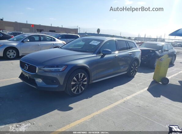 YV4102WK5L1033452 2020 VOLVO V60 CROSS COUNTRY Gray წინა მარცხენა ხედი სამი მეოთხედიდან