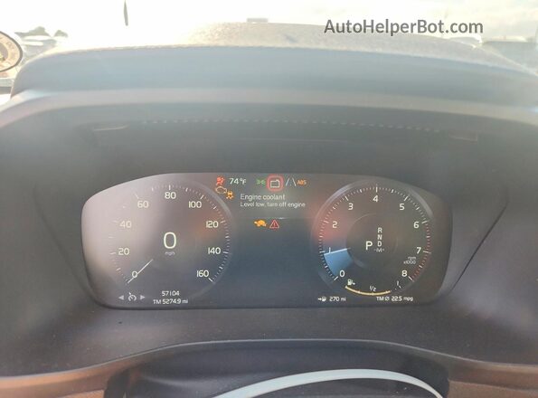YV4162UK7M2452304 2021 VOLVO XC40 Белый Вид щитка приборов