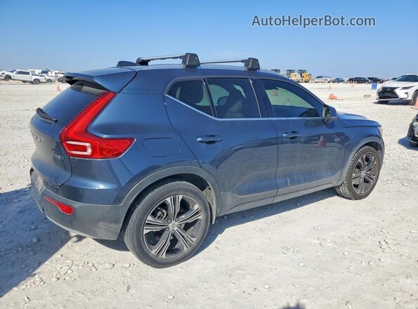YV4162UL2M2457791 2021 VOLVO XC40 Blue უკანა მარჯვენა