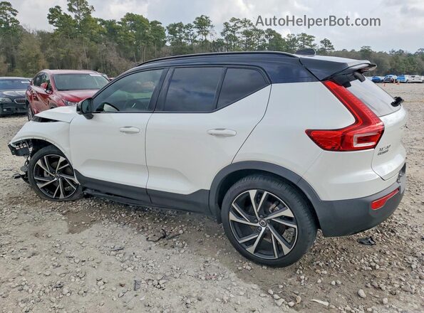 YV4162UM0M2613299 2021 VOLVO XC40 White უკანა მარცხენა