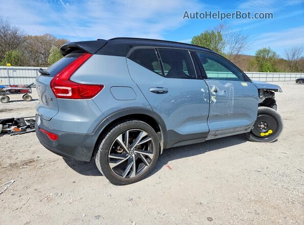 YV4162UM5N2693524 2022 VOLVO XC40 Gray Задня права чверть