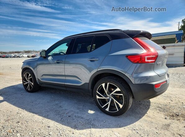 YV4162UM5N2693524 2022 VOLVO XC40 Gray Задня ліва чверть
