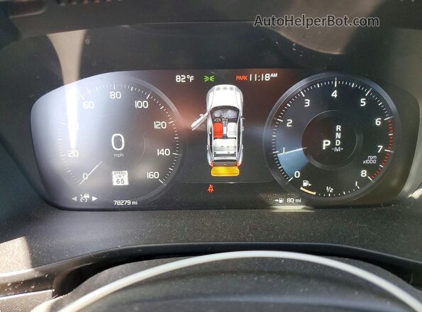 YV4162UMXM2417418 2021 VOLVO XC40 Синий Вид щитка приборов