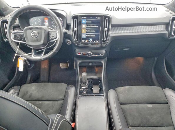 YV4162UMXM2434851 2021 VOLVO XC40 Blue Вид панелі приладів