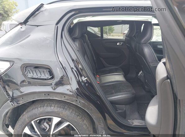 YV4162UMXM2488313 2021 VOLVO XC40 Черный Вид наклейки с VIN-кодом