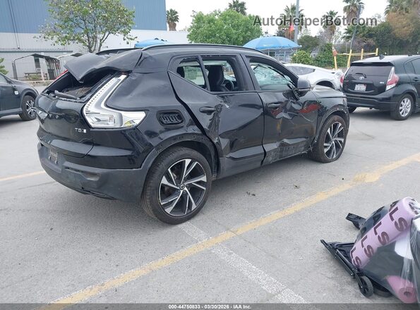 YV4162UMXM2488313 2021 VOLVO XC40 Черный Задняя правая четверть