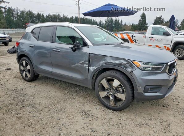 YV4162XZ3K2004888 2019 VOLVO XC40 Gray Передня права чверть