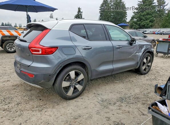 YV4162XZ3K2004888 2019 VOLVO XC40 Gray Задня права чверть
