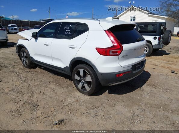 YV4162XZ9K2012588 2019 VOLVO XC40 White Задня ліва чверть