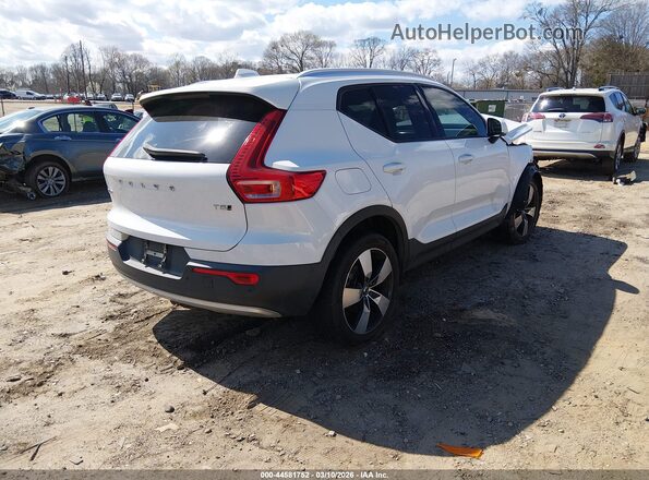 YV4162XZ9K2012588 2019 VOLVO XC40 White Задня права чверть