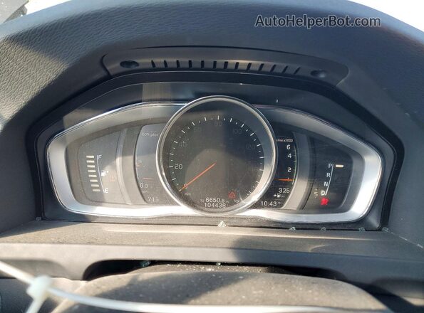 YV440MWK0J2053964 2018 VOLVO V60 Black Vista del cuadro de instrumentos