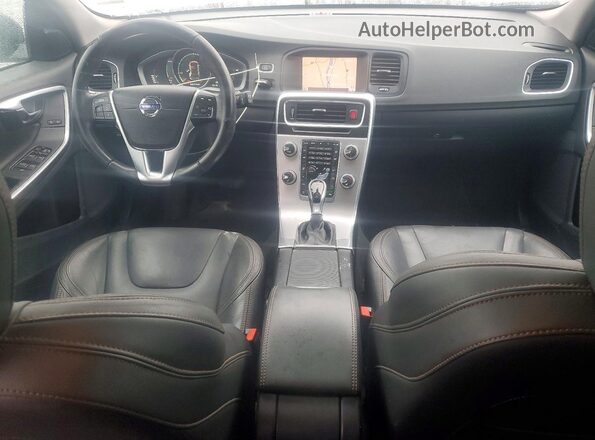 YV440MWK4J2044751 2018 VOLVO V60 Gray წინა პანელის ხედი