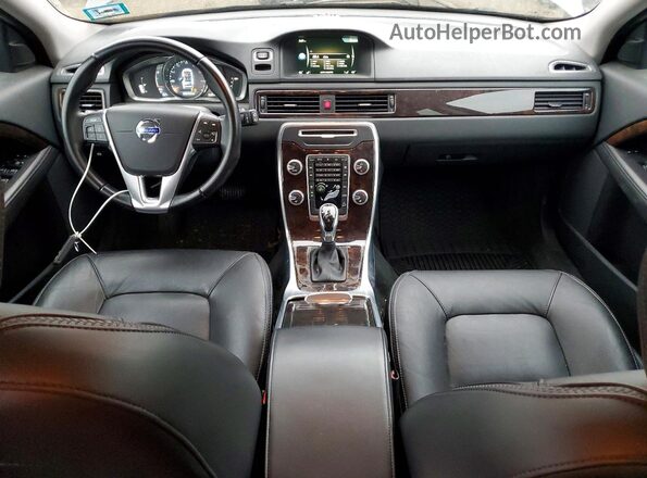 YV4612NK3G1237595 2016 VOLVO XC70 Black Widok deski rozdzielczej