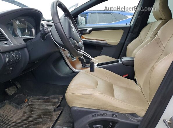 YV4612RK0G2867384 2016 VOLVO XC60 White წინა სალონის ხედი