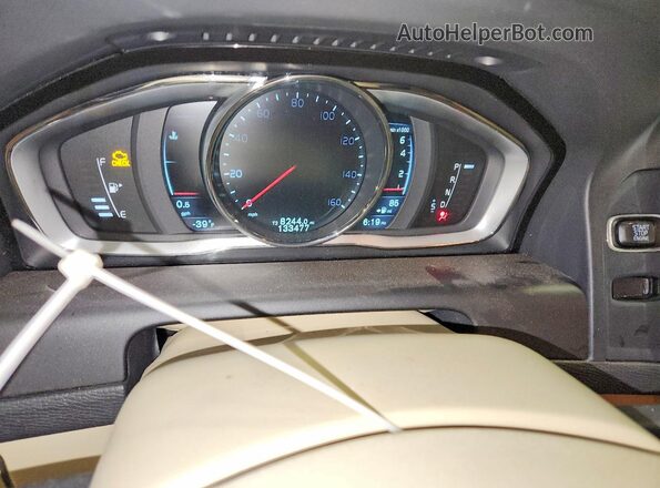 YV4612RK5G2825695 2016 VOLVO XC60 Brown Vista del cuadro de instrumentos