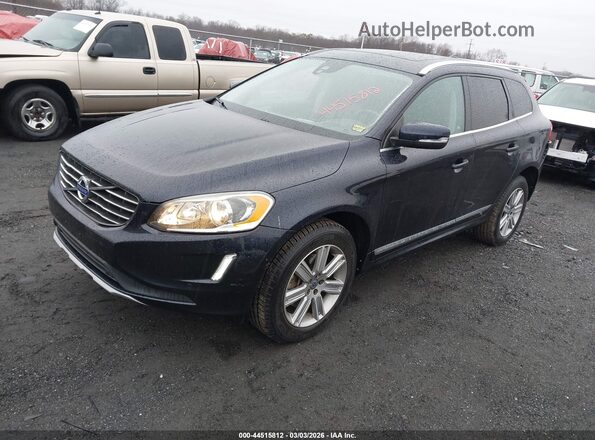YV4902RK8G2779389 2016 VOLVO XC60 Dark Blue Передня ліва чверть
