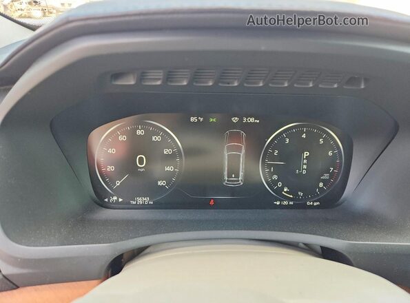 YV4A221L6L1551354 2020 VOLVO XC90 Black Instrument cluster view
