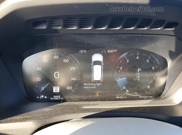 YV4A22PL4M1766708 2021 VOLVO XC90 Gray Սարքավորումների վահանակի տեսք