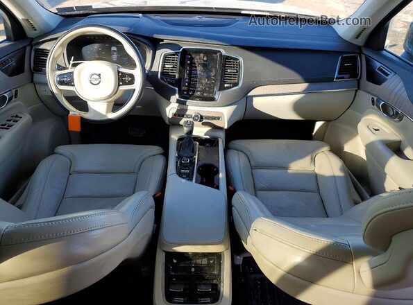 YV4A22PL4M1766708 2021 VOLVO XC90 Gray Առջևի վահանակի տեսք