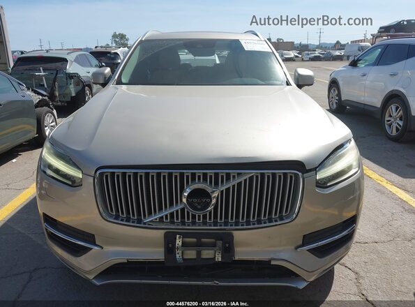 YV4A22PL5G1015220 2016 VOLVO XC90 Silver ხელსაწყოთა პანელის ხედი
