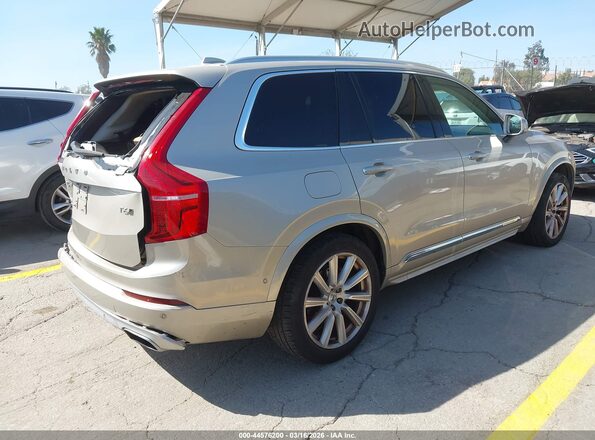 YV4A22PL5G1015220 2016 VOLVO XC90 Silver უკანა მარჯვენა