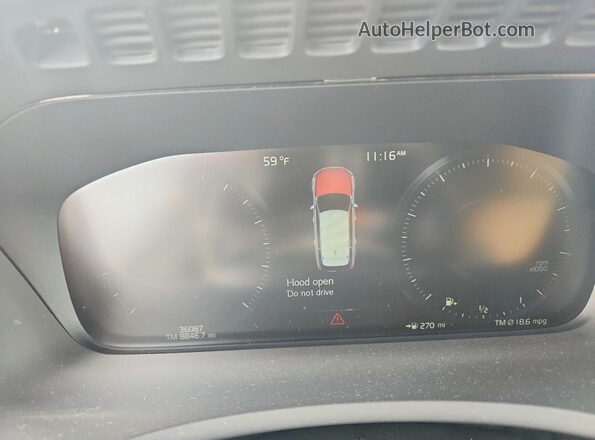 YV4A22PL9M1717519 2021 VOLVO XC90 Black Սարքավորումների վահանակի տեսք