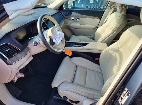 YV4A22PLXN1831885 2022 VOLVO XC90 Blue Սալոնի դիմացի տեսք
