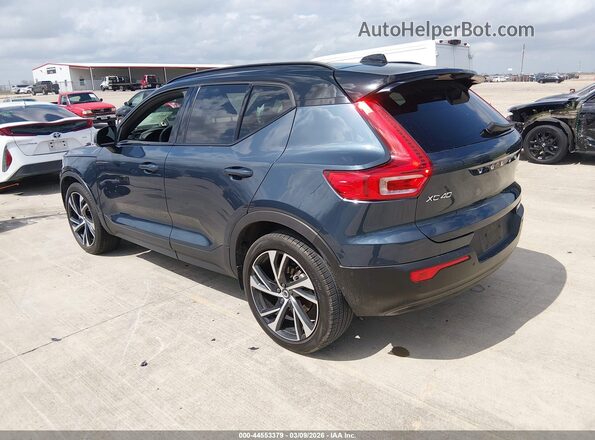 YV4AC2HMXN2646136 2022 VOLVO XC40 Blue Հետևի ձախ