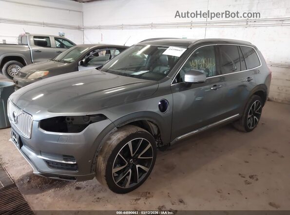 YV4BC0PL0H1163704 2017 VOLVO XC90 HYBRID Gray Передня ліва чверть