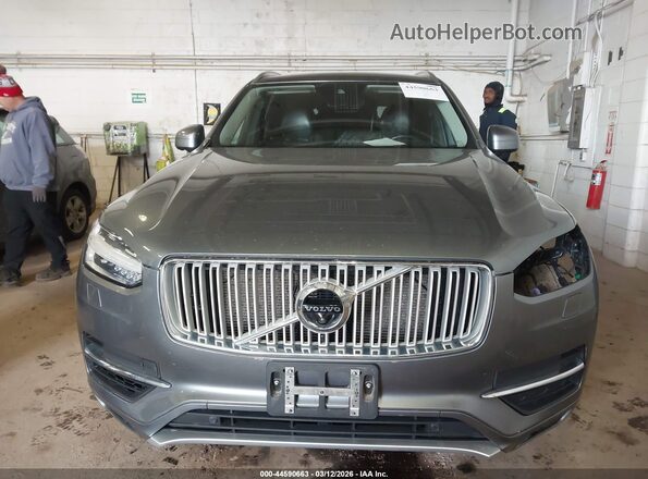 YV4BC0PL0H1163704 2017 VOLVO XC90 HYBRID Gray Вид щитка приладів