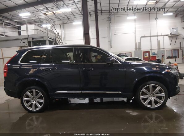 YV4BC0PL5H1184192 2017 VOLVO XC90 HYBRID Синий Вид задней части салона