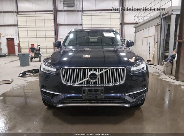 YV4BC0PL5H1184192 2017 VOLVO XC90 HYBRID Синий Вид щитка приборов