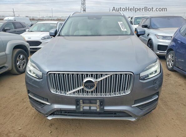 YV4BC0PL6H1109582 2017 VOLVO XC90 Gray Widok z przodu