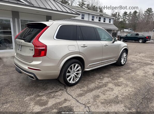 YV4BC0PL9G1048520 2016 VOLVO XC90 HYBRID Champagne Trasero derecho