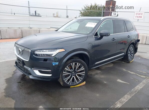 YV4BR00K4N1780020 2022 VOLVO XC90 RECHARGE PLUG-IN HYBRID Gray Передня ліва чверть