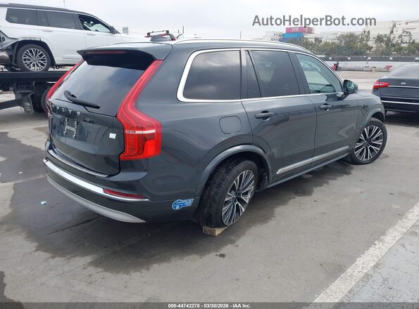YV4BR00K4N1780020 2022 VOLVO XC90 RECHARGE PLUG-IN HYBRID Gray Задня права чверть