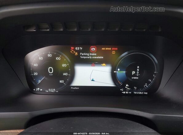YV4BR00K4N1780020 2022 VOLVO XC90 RECHARGE PLUG-IN HYBRID Gray Вид задніх сидінь