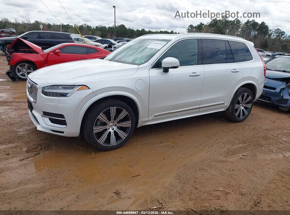 YV4BR0CL4N1803638 2022 VOLVO XC90 RECHARGE PLUG-IN HYBRID White Передня ліва чверть