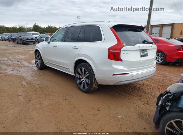 YV4BR0CL4N1803638 2022 VOLVO XC90 RECHARGE PLUG-IN HYBRID White Задня ліва чверть