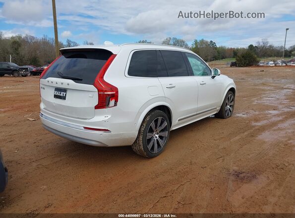 YV4BR0CL4N1803638 2022 VOLVO XC90 RECHARGE PLUG-IN HYBRID White Задня права чверть