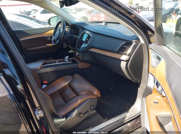 YV4BR0PL9J1198519 2018 VOLVO XC90 HYBRID Черный Вид салона спереди